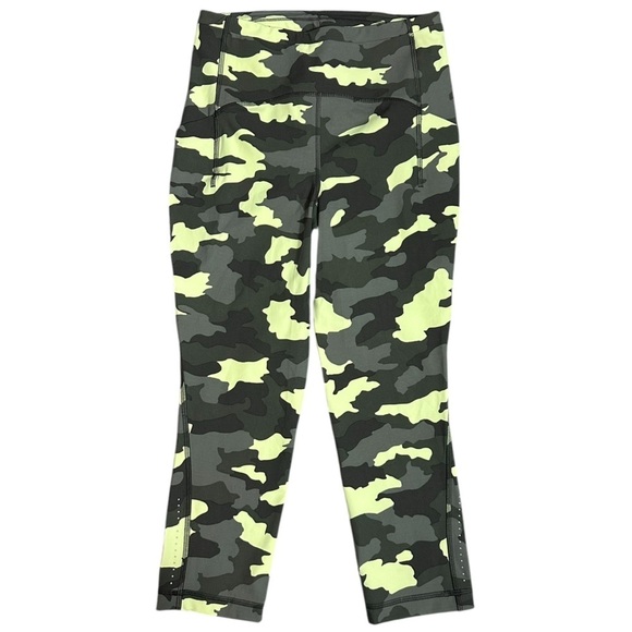 Lululemon Crispin Green Multi Camo Swift Speed High Rise Crop 21” Legging Tight - Picture 9 of 15